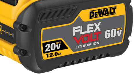 DEWALT FLEXVOLT 12Ah battery.